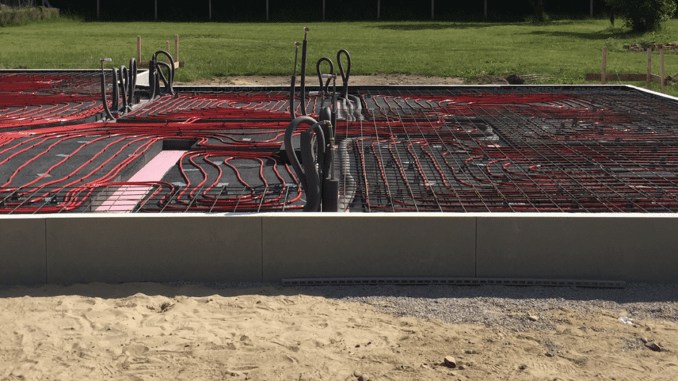 Erfahrungen Eksjohus: Fundament mit Thermobodenplatte
