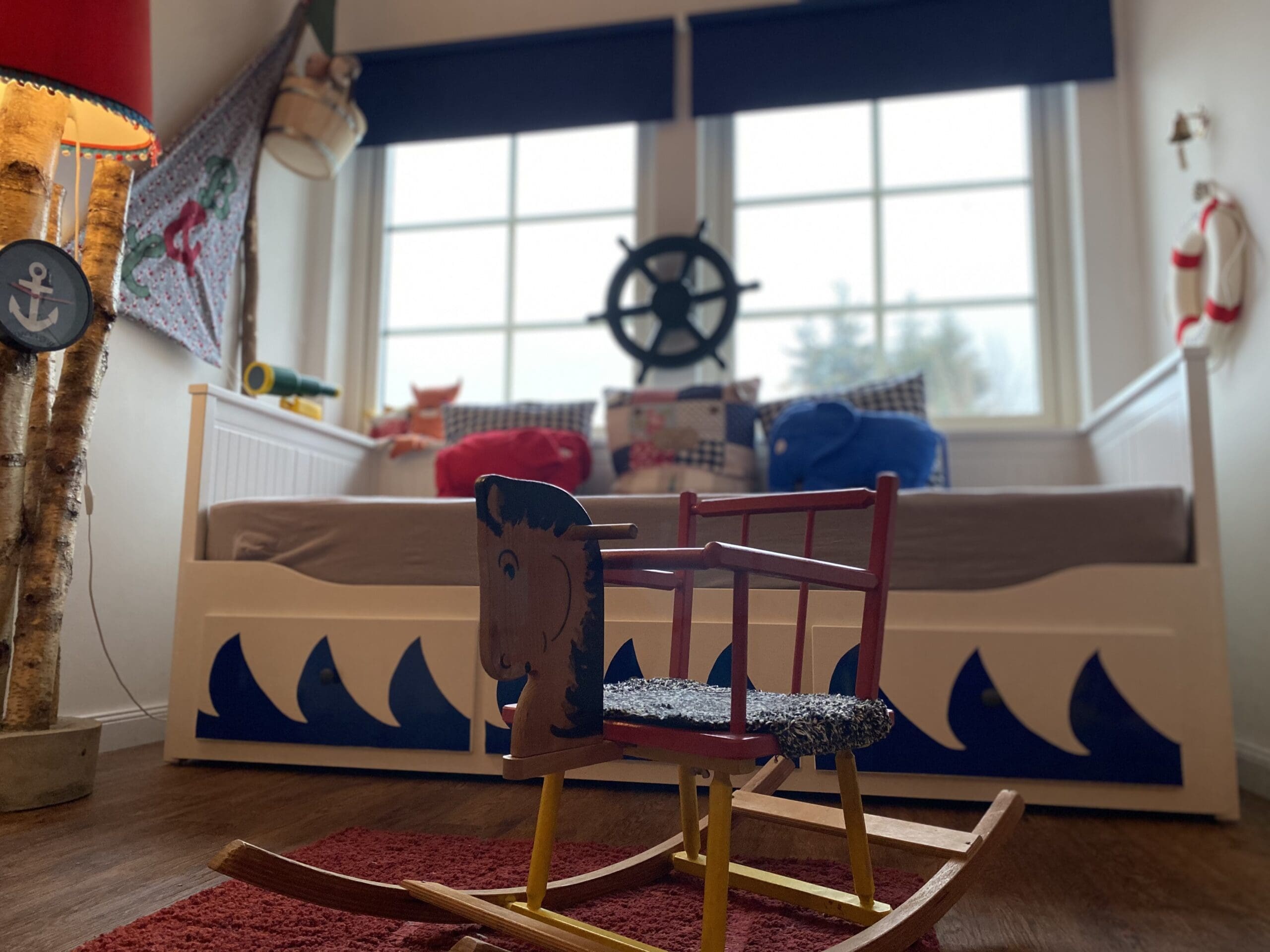 Kinderzimmer in Schwedenhaus in Mecklenburg-Vorpommern